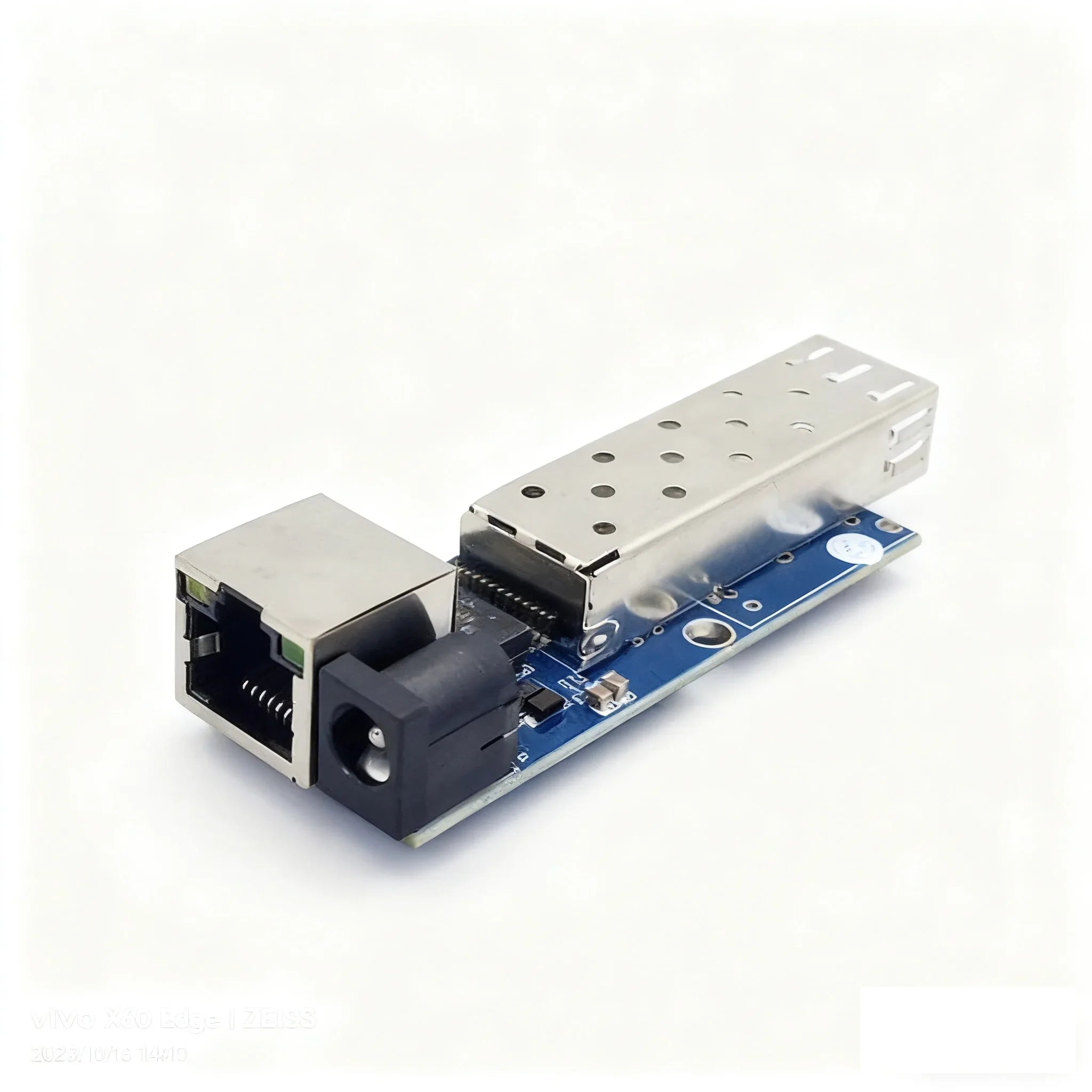 Gigabit 1.25G Mini Reverse POE Media Converter Slot SFP Transceiver RPOE 5V-24V Input 1SFP Slot 1 RJ45 Ethernet SFP Fiber Switch Qme 1PCS Rpoe PCBA
