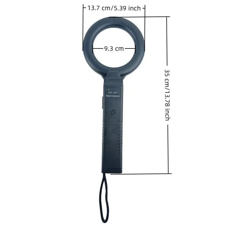 Handheld Metal Detector Sensitivity Durability Rapid Alert Hotel Qme A Black