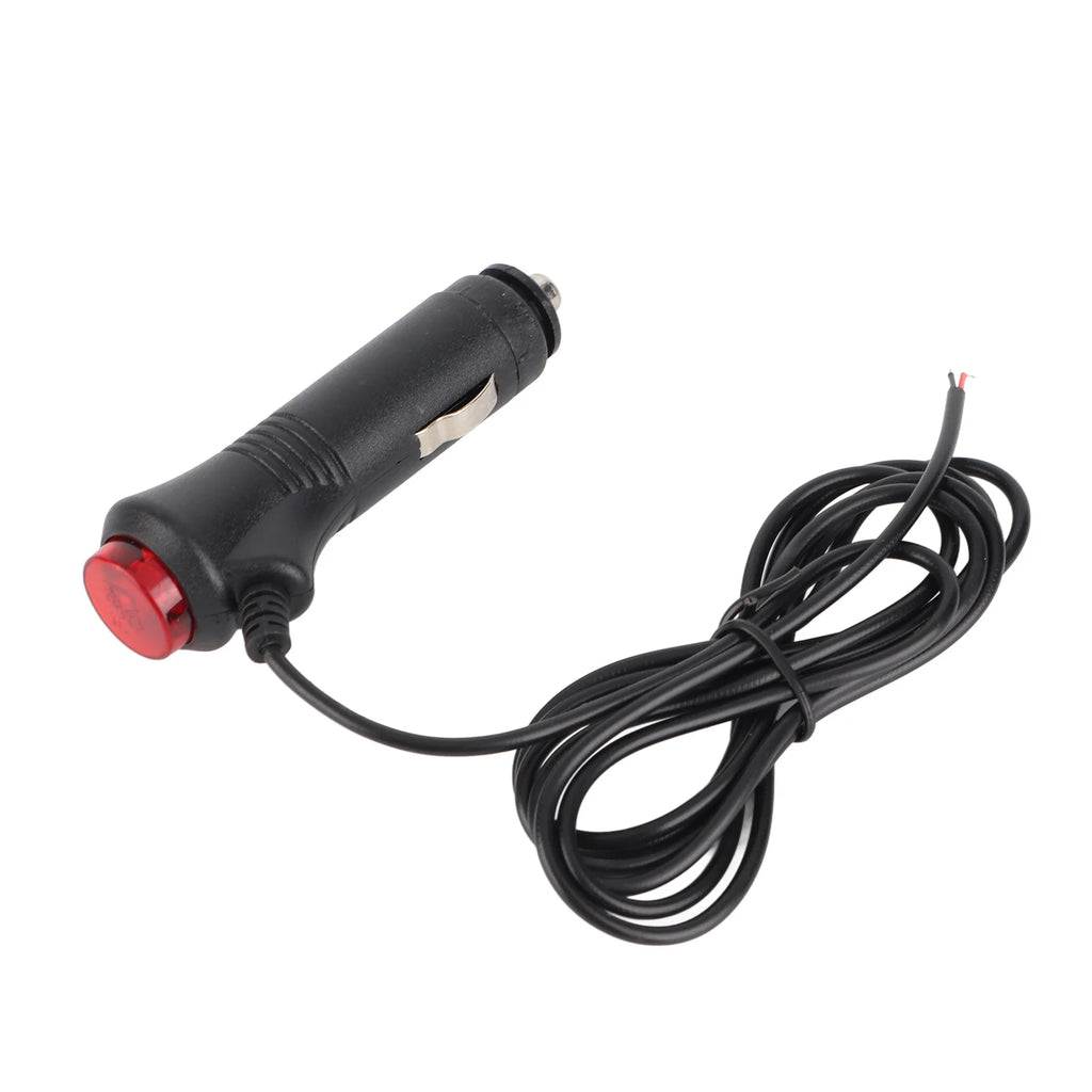 Car Male Cigarette Lighter Plug 1.5m Male Car Cigarette Lighter Socket Power Plug Adapter On Off 12V 24V Qme