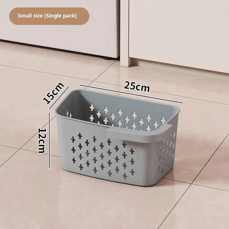 Household Laundry Basket Bedroom Bathroom Storage Large Capacity Qme Gray S