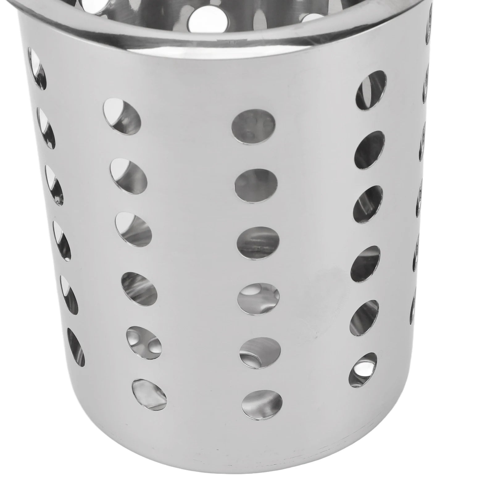 Stainless Steel Utensil Holder Large Capacity Mess Proof Kitchen Utensil Holder for Countertop for Knife for Chopsticks Qme