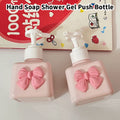 Bow Soap Dispenser Refillable Plastic Pump Bottle Liquid Hand Qme Default Title
