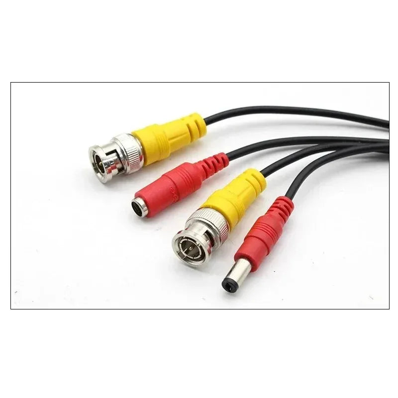 1PCS 10M BNC+DC Extension Cable Video Power Integrated Line BNC Connector Cable Video Power Combo Cord Qme