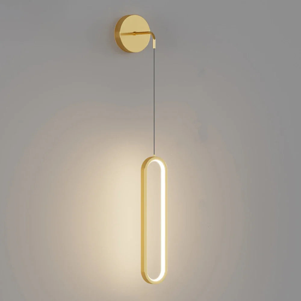 Modern LED Wall Lamp For Living Dining Room Bedroom Bedside TV Background Aisle Home Decoration Lighting Fixture Lustre Qme