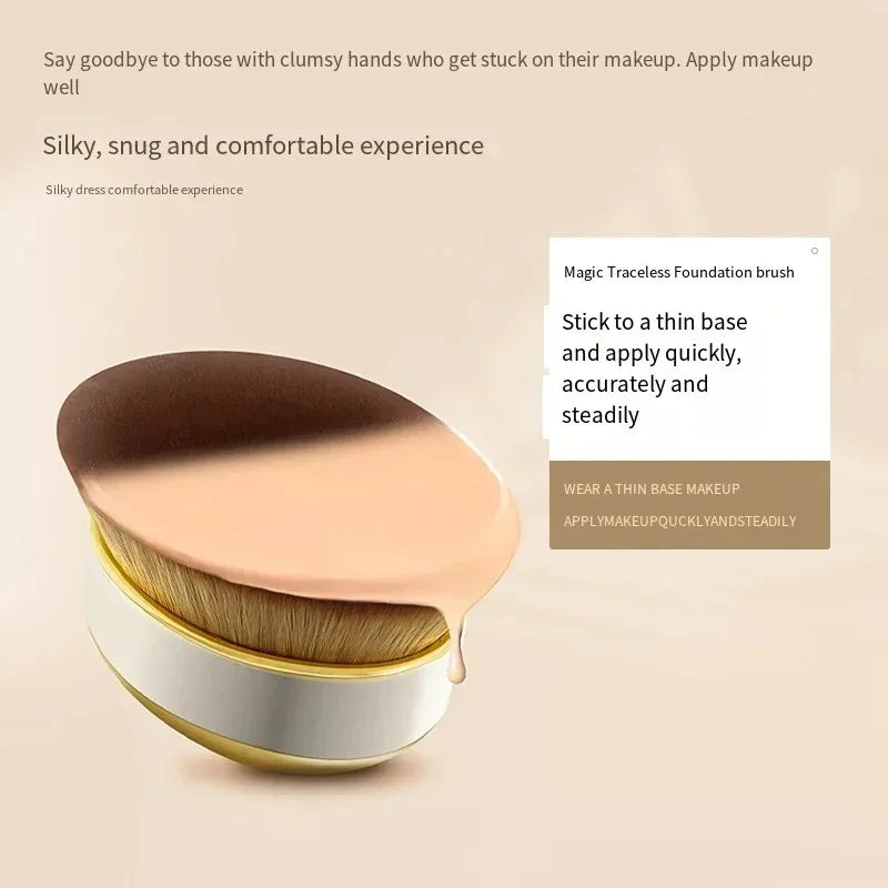 Dry Wet Dual Use Makeup Brush Soft Seamless Foundation Qme
