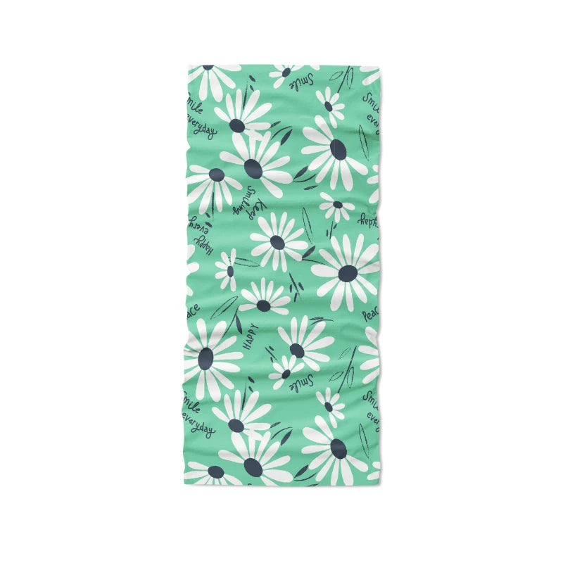 Fashion Daisy Series Headscarf Ladies Outdoor Sweat-wiping Dust-proof Qme style5 One Size >8Y