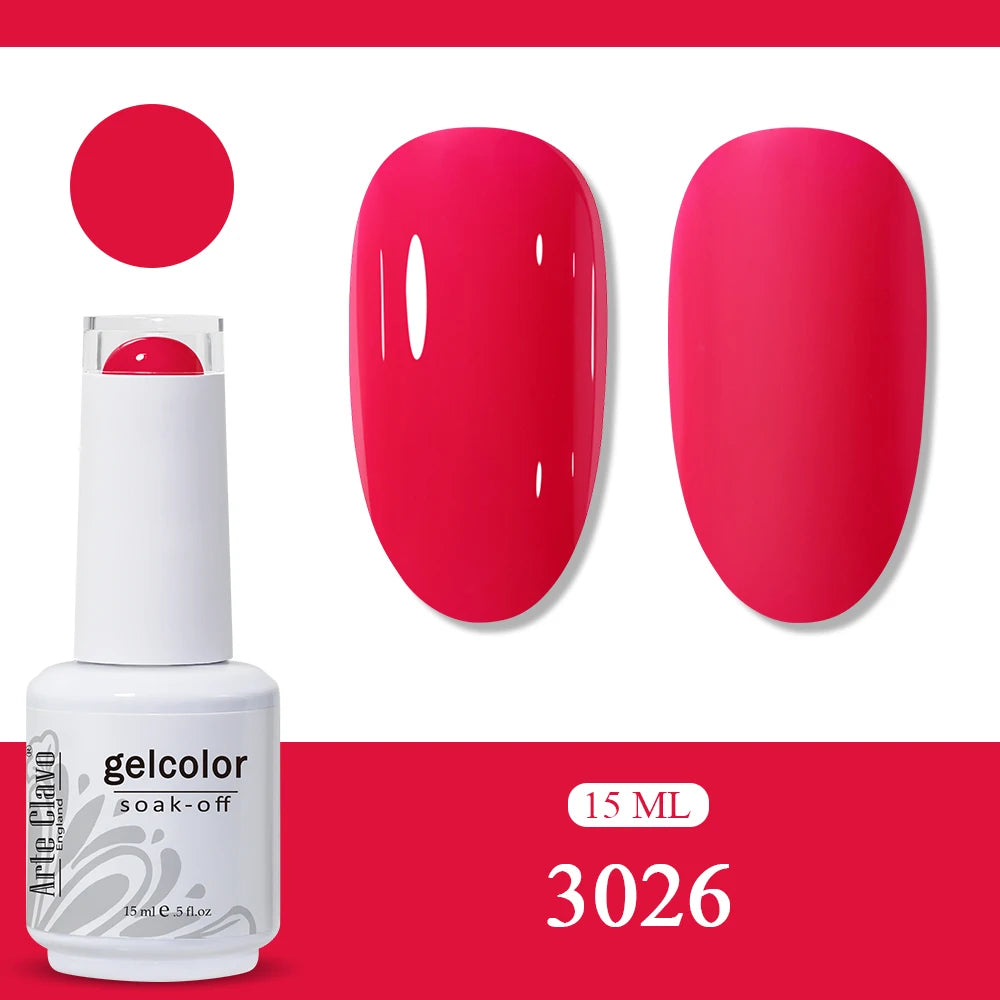 Arte Clavo Amber Gel Nail Polish Translucent Vintage Jelly Semi