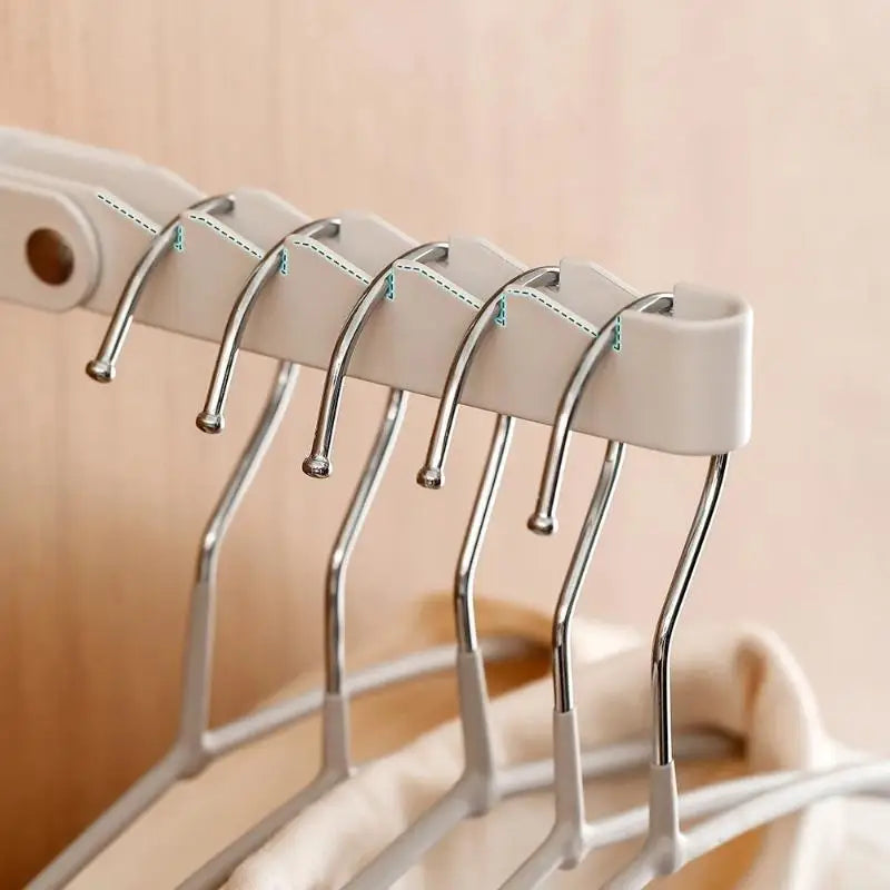 Foldable Over Door Hanger Rack No Drill Easy Mount Space Saving Hook Qme
