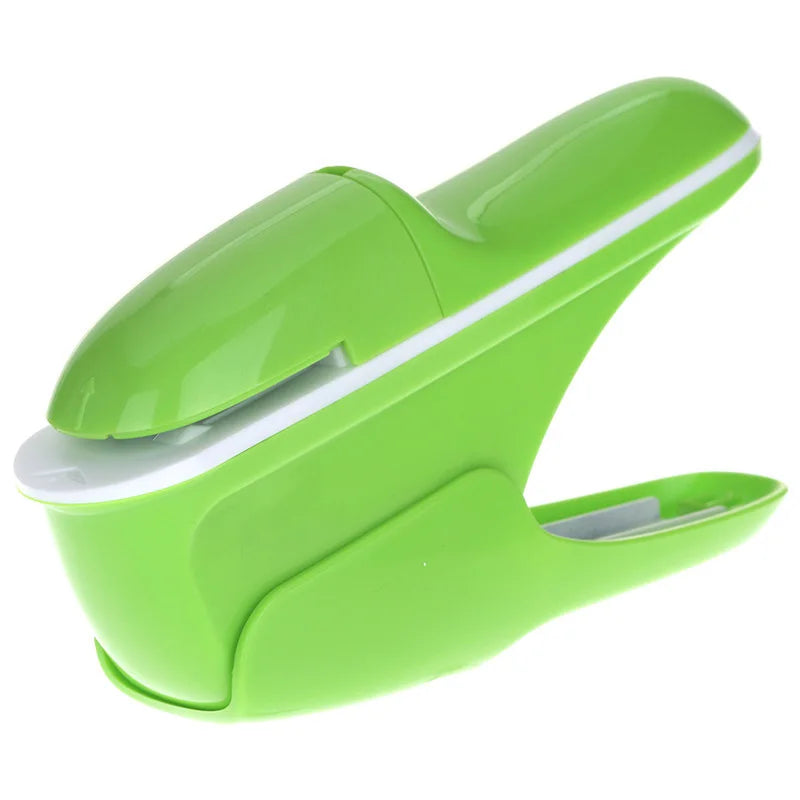 Desktop Stapleless Stapler For Fixing Up To 8 Sheets For Home School Office Desktop Stapler Ticket Paper And Document Binding Qme green