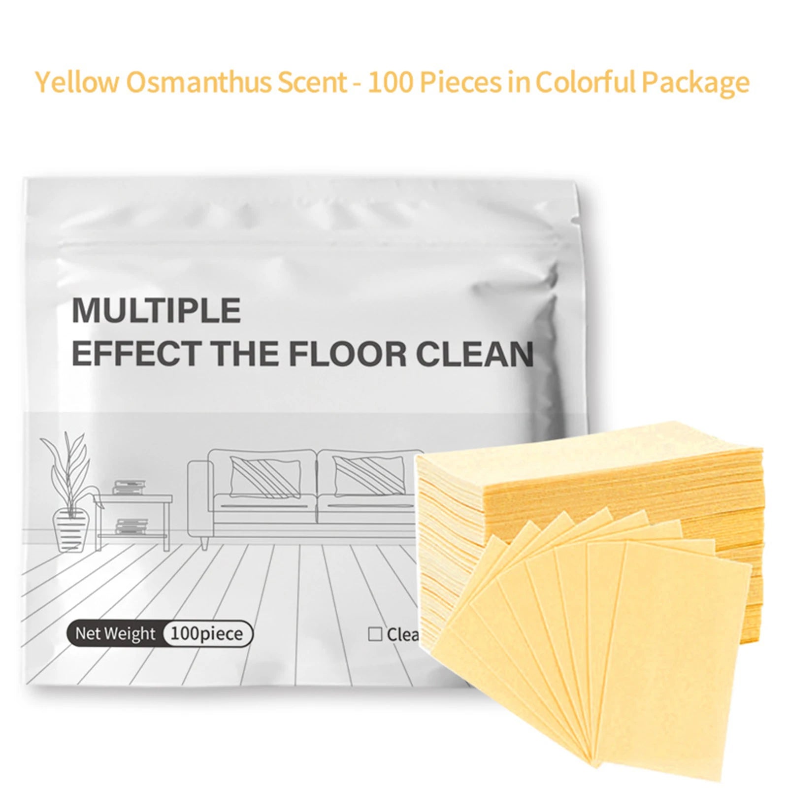 Floor Cleaner Cleaning Sheets Stain Removal Brightening and Fragrance-retaining Floor Cleaning Supplies Qme N