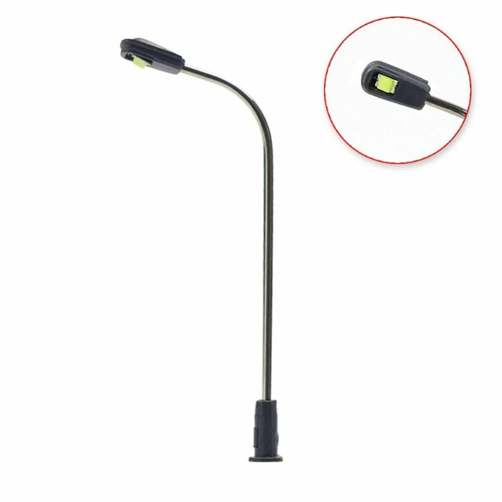 Warm White LED Street Lights Resistors 10pcs/set 42mm For Model Making For Railway & Building Layout Lampposts Qme