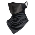 Summer Men Mask Full Face Bicycle Neckerchief Cycling Bandana UV Protection Mask Breathable Ice Silk Outdoor Hanging Ear Scarf Qme black One Size
