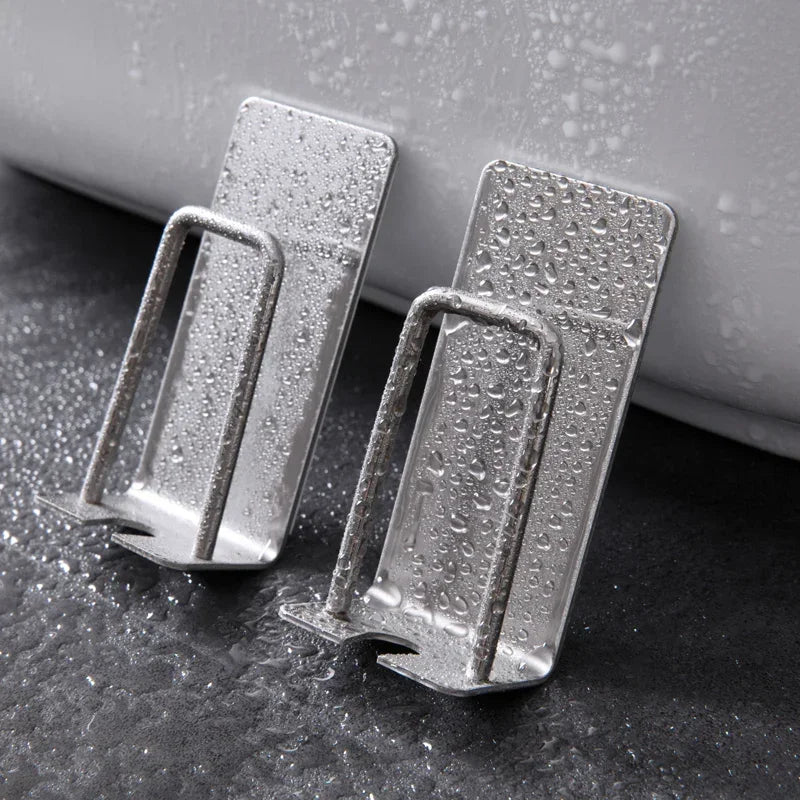 1/2 pcs Stainless Steel Toothbrush Holder Shaver Cup Wall Mount Toothbrush Storage Rack Bathroom Accessories Set Qme
