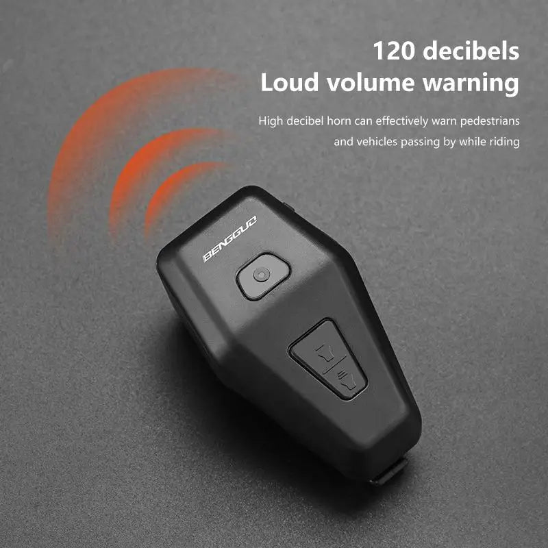Bike Accessories Electric Bell Anti-theft Alarm Motorcycle Horn Qme
