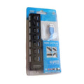 USB 3.0 Hub 5Gbps High Speed Multi USB Splitter 3 Hab Use Power Adapter 4/7 Port Multiple Expander Hub With Switch For PC Laptop Qme 7 port-USB3.0