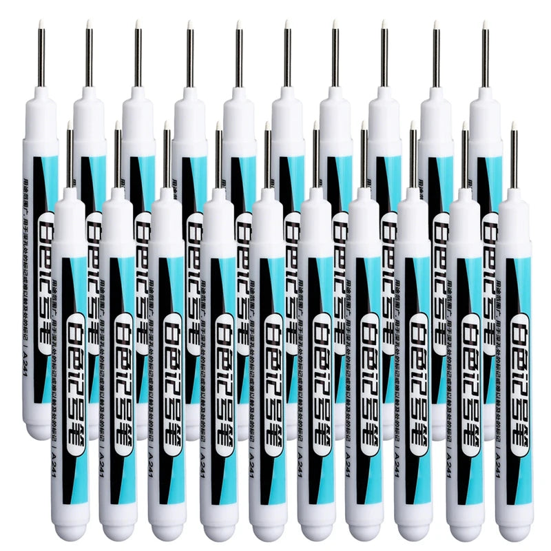 1 10 White Permanent Paint Marker Pens 0 7 Tip Waterproof Glass Stone