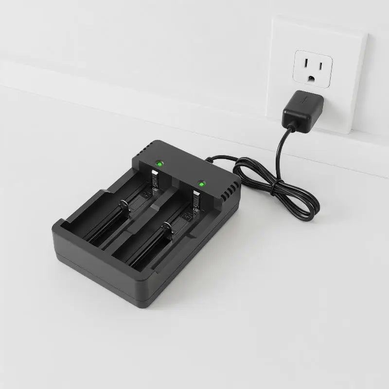 Universal Dual Slot Battery Charger 18650 18700 Compatible 110V 220V Qme