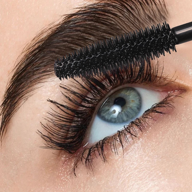 Long Lasting Black Mascara - Intense Length & Volumizing,Waterproof, mudge-Proof,Quick-Dry,Clump-Free,Curling Styling For Bold Qme