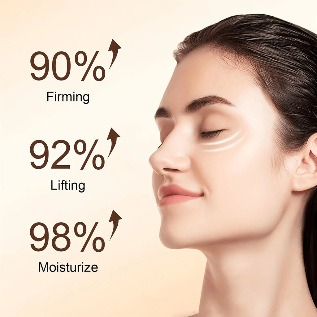 10X Tightening Eye Cream with Caffeine & Hyaluronic Acid, Instant Lift & Moisturizing Qme