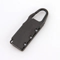 1pcs Zinc Alloy Safety Traveler Bag Password Lock Portable Mini Anti-theft Padlock Photography Bag Small Lock Travel Accessories Qme 1pcs black