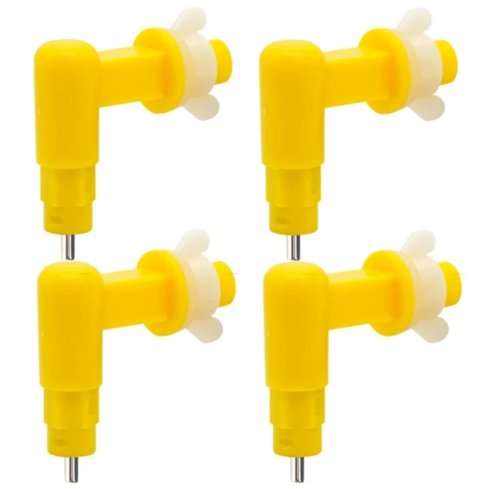2/4/6pcs Automatic Chicken Waterer Needle Type Water Nozzle Leak-Proof Bird Feeder Poultry Waterer Farm Chicken Supplies Qme 4PCS