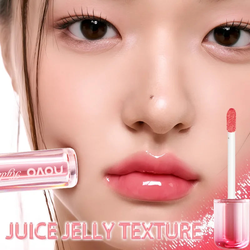 Watery Glassy Lip Gloss Glaze Mirror Shine Lipstick Hydrating Qme