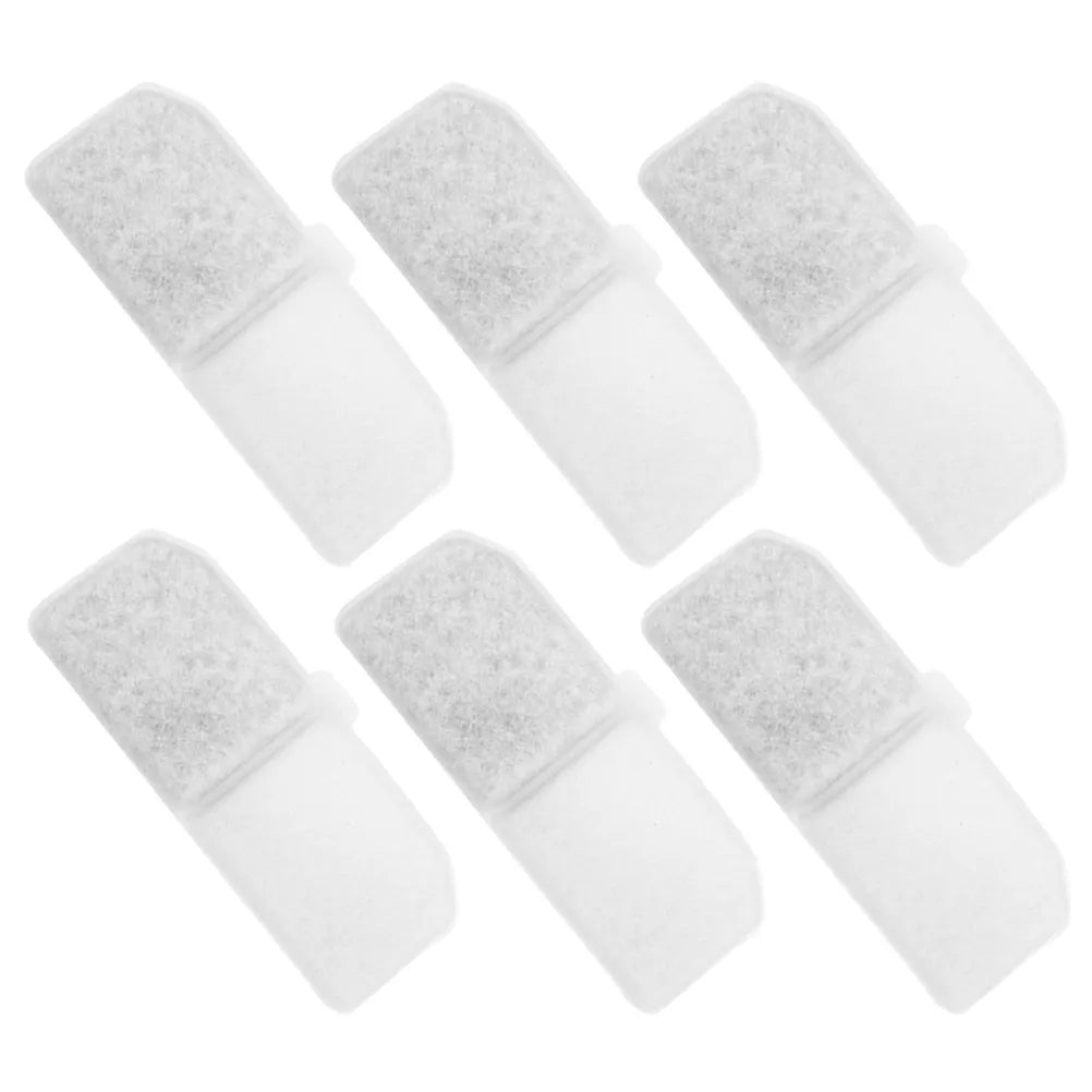 6Pcs Pet Water Fountain Filters Replacement Cat Dog Water Fountain Filter Tool for Effective Odor Chlorine Removal Qme