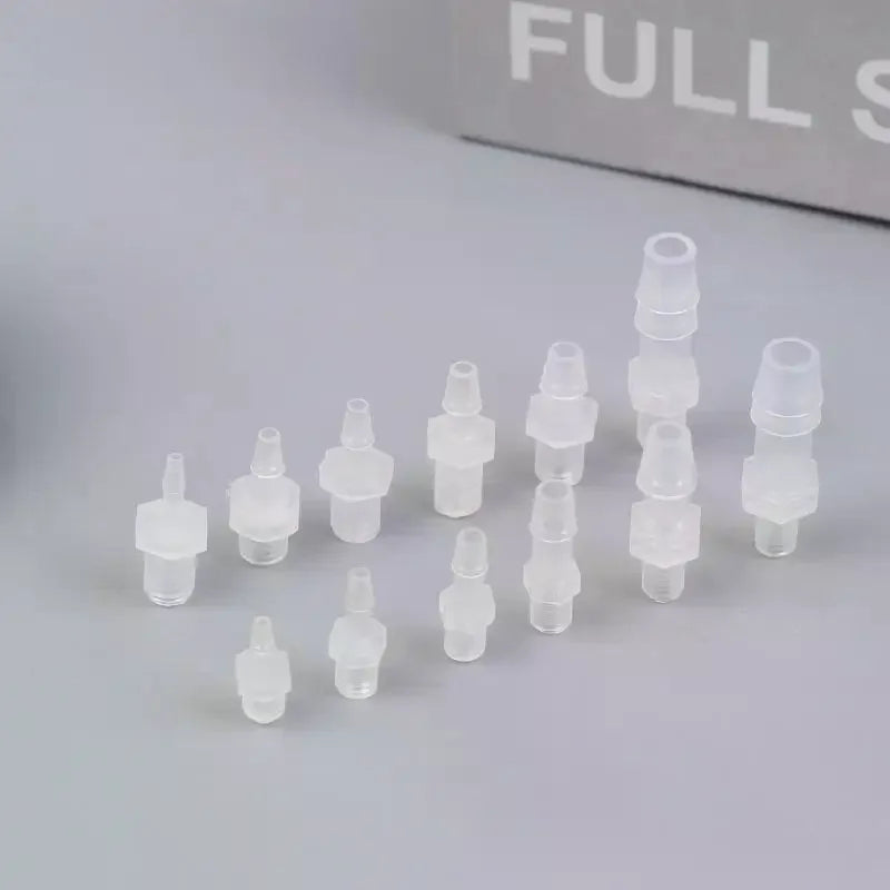 Joint Parts Air Valve Pipe Dispensing Glue Subpackaging Connector Hose Joint Adapter PP Plastic Qme