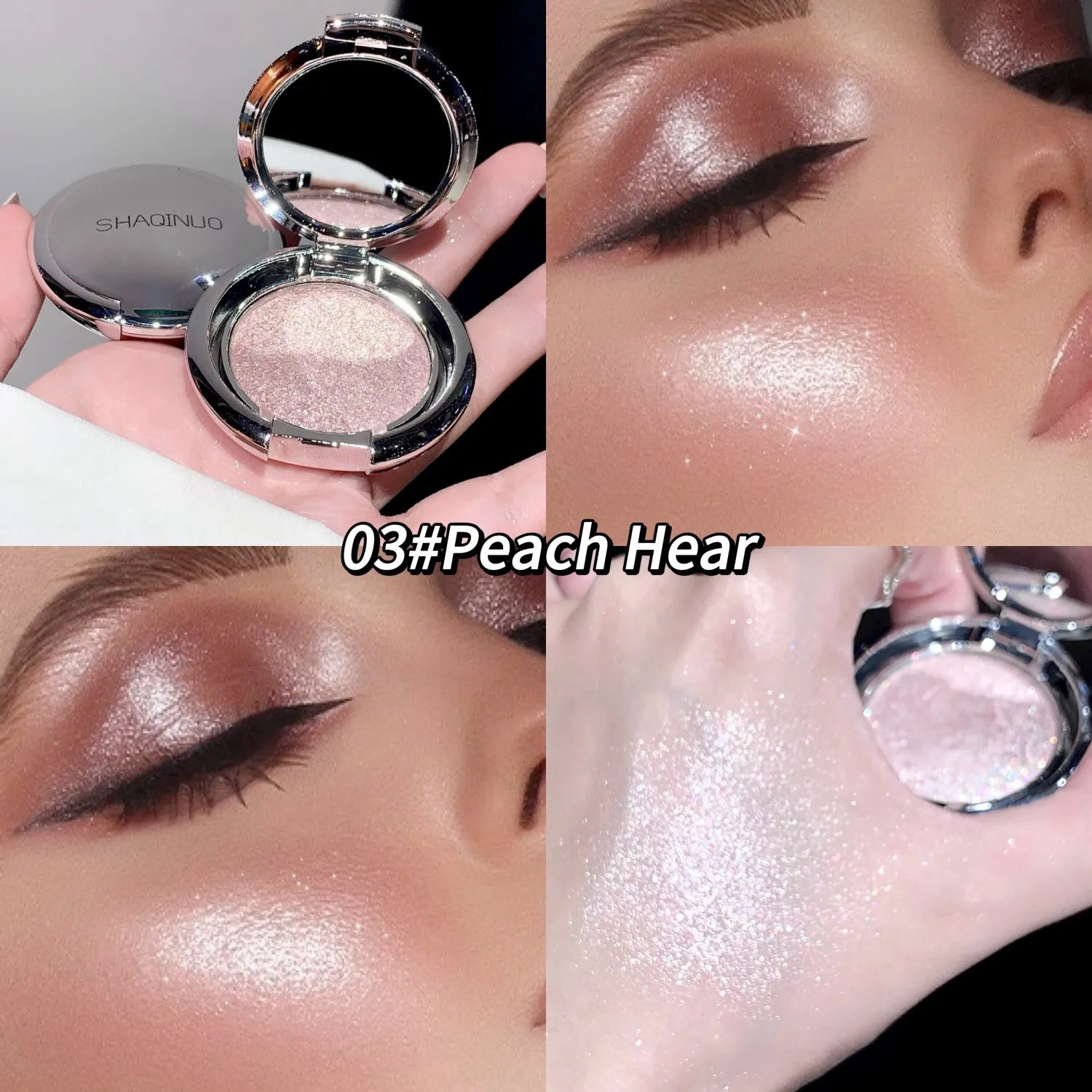 SHAQINUO Highlighter Cream Radiant Shimmer Powder Smooth Potato Mash Qme S9069-03