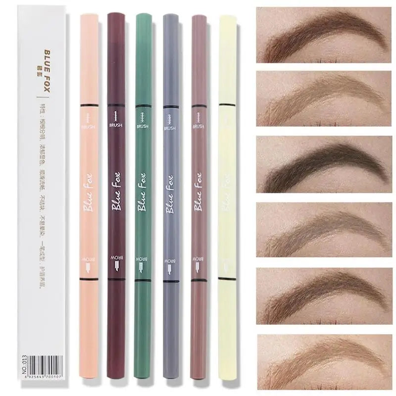 Double Headed Eyebrow Pen Smudge-proof Professional Enhancer Qme