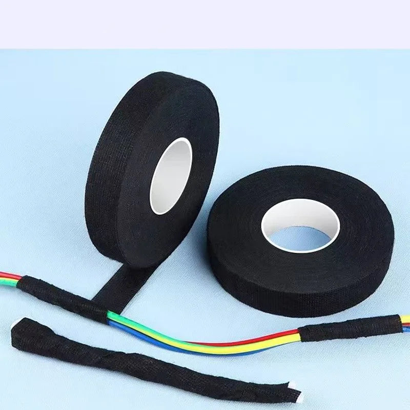 Rim Tape Electrical Tape Heat Resistant Harness Tape Adhesive Cloth Tape Waterproof Tape Insulating Automotive Fabric Cloth Tape Qme