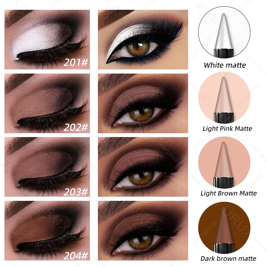 4 Colors Matte Eyeshadow Stikc Eye Shadow Pen Waterproof Nude Makeup Qme