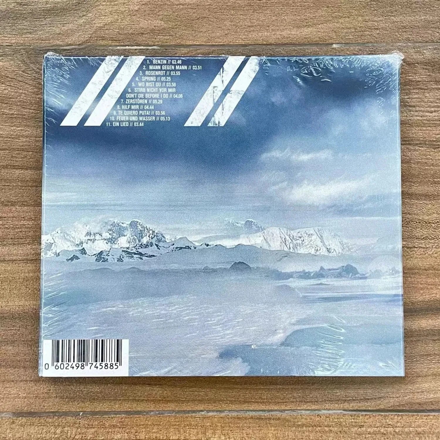 Industrial Rock Style Music CD, Icebreaker Themed Album, High-Fidelity Audio Disc for Rock Fans, Home & Car Use Qme