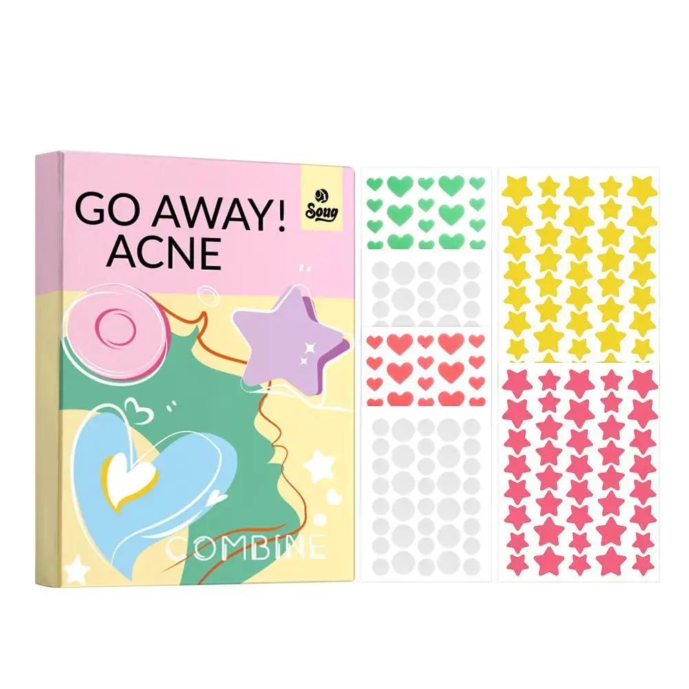 120-420 Counts Cute Colorful Butterfly Heart Star Shape Acne Pimple Qme C-224pcs