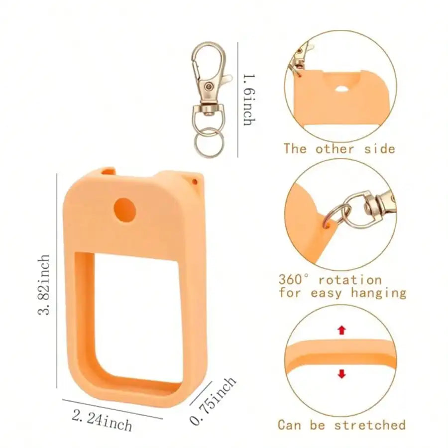 Soft Silicone Case Touchland Power Mist 1FL OZ Protective Stylish Qme
