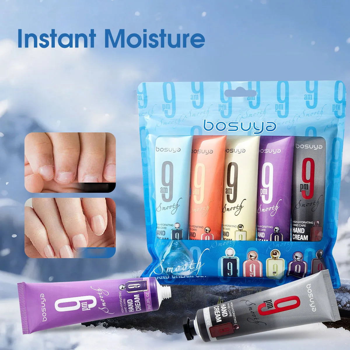 Moisturizing Fragrance Hand Cream Refreshing Non Greasy Replenishing Qme