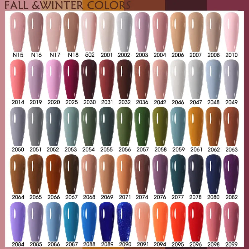 Arte Clavo Autumn Nail Gel Polish Caramel Winter Soak Off UV LED Art Qme