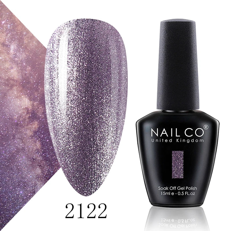 NAILCO 131 Colors Nail Gel Polish Off LED Semi Permanant Art Hybrid Qme
