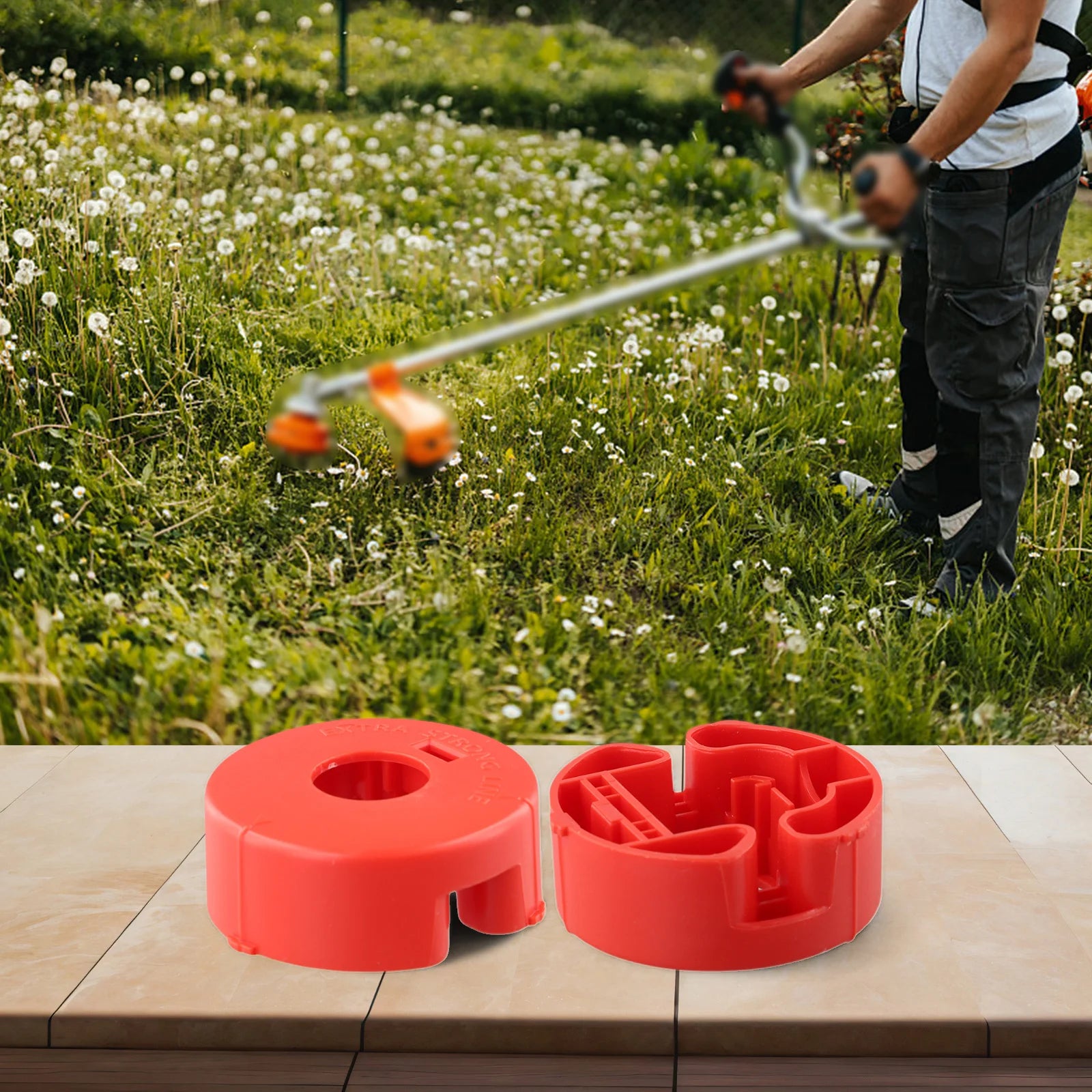 Lawn Mower Cap Spool Cap For F016L71115 Cutting Line Cartridge For ART 23 COMBITRIM Mowing Head String Parts Qme
