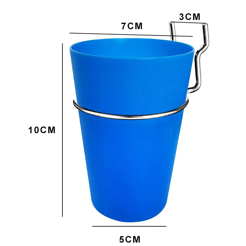 1 Set Pegboard Cup Holder Accessories For Craft Room Hook Baskets Ribbon Organizer Screw Tool For Organizing Accessories Tools Qme Blue