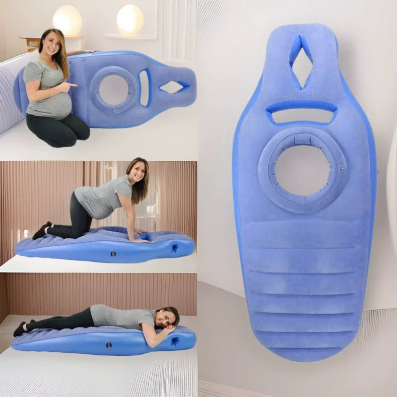 Inflatable Pregnancy Pillow Yoga Mat For Pregnant Women Inflatable Mat Mattress Pregnancy Maternity Body Bed Pillow Sleeping Mat Qme
