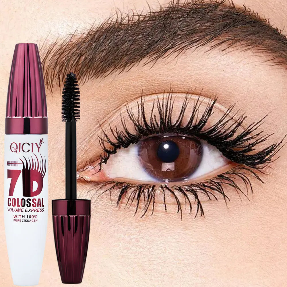 7D Waterproof Mascara Thickening Lengthening Liquid Fiber Curling Qme