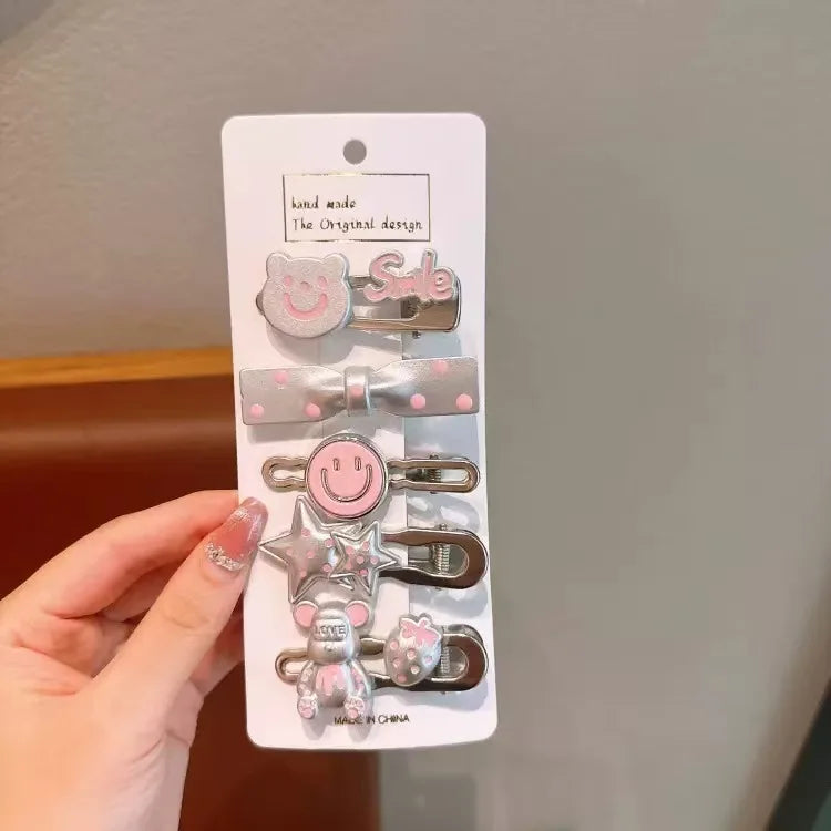 Colorful Stray-hair Duckbill Clip Kuroomi Student Cartoon Hair Girls