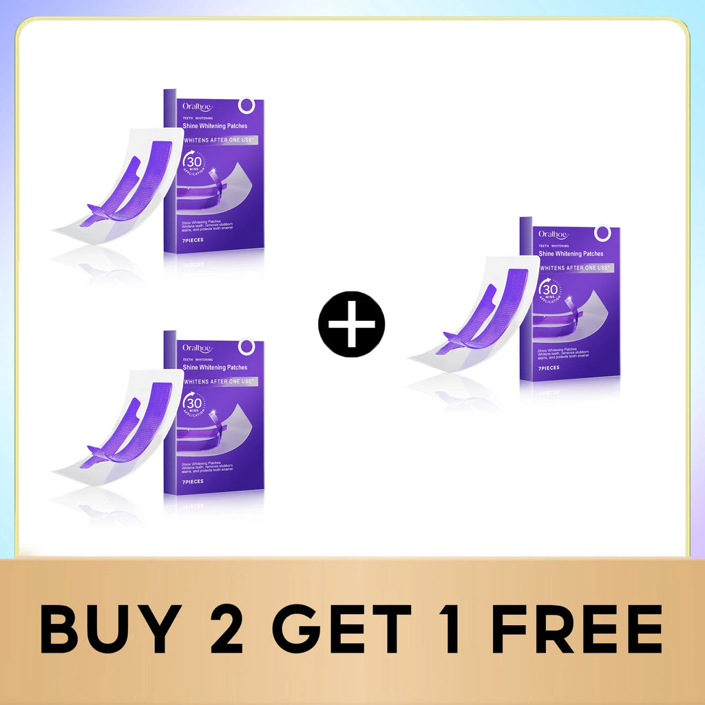 Purple Teeth Whitening Strips Tooth Stain Remover Tooth Plaque Removal Color Correction Non Sensitive Whitening Teeth Patch 7pcs Qme Buy 2 get 1 free