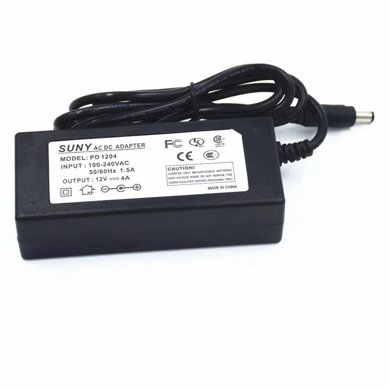 Adapter Supply 12V4A Switching Power DC Digital Amplifier Qme