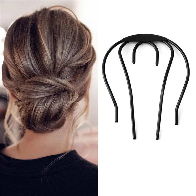 2pcs Hair Root Fluffy Clip Air Bangs Curler Self-adhesive Curling Hair Lazy Curling Tube Hair Styling Tool Hair Curler Hair Pins Qme 1PCS B