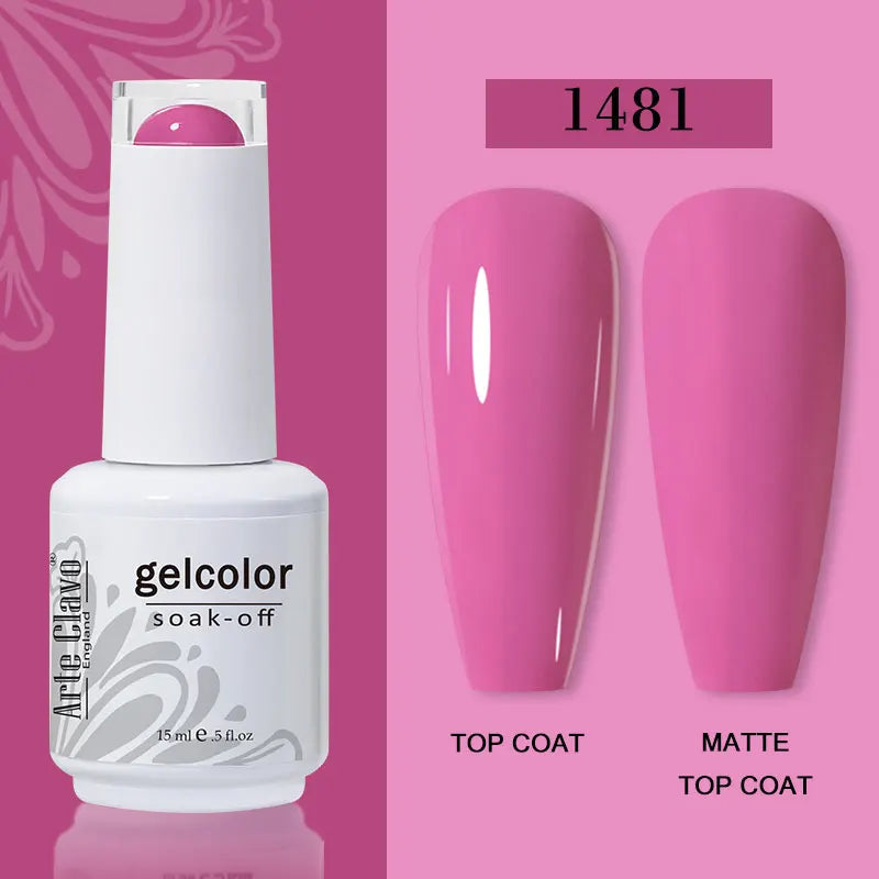 Arte Clavo Red Series Nail Polish Party Colors Gel Varnishes All