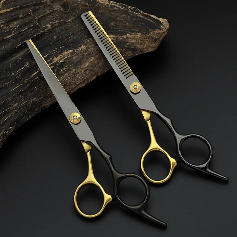 Professional Hair Cutting Scissors Home Barber Salon Thinning Shears Qme