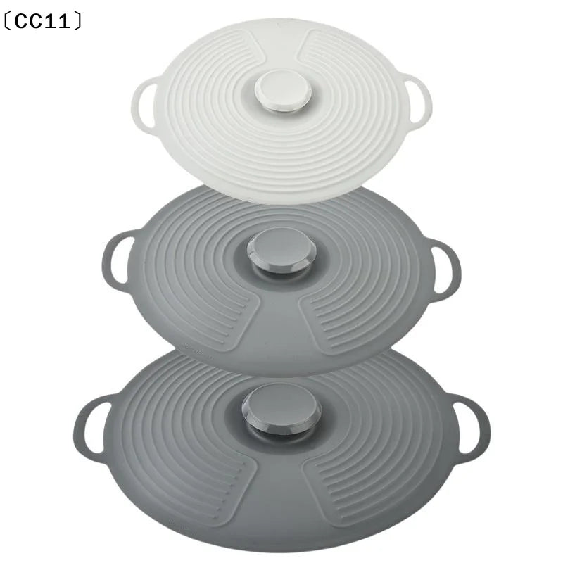 Silicone Bowl LIDS Microwave Splash Reusable Heat-resistant Suitable Qme