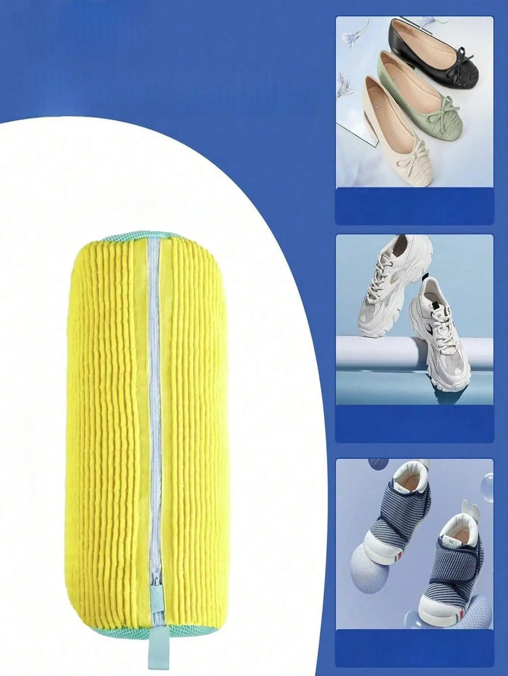 360 Shoe Washing Machine Bag All Types Anti-deformation Washable Qme